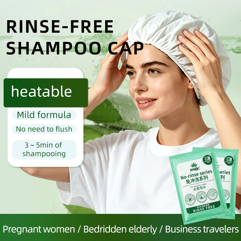 Hair Care With Aloe Vera - غطاء شامبو بدون ماء للاستخدام مرة