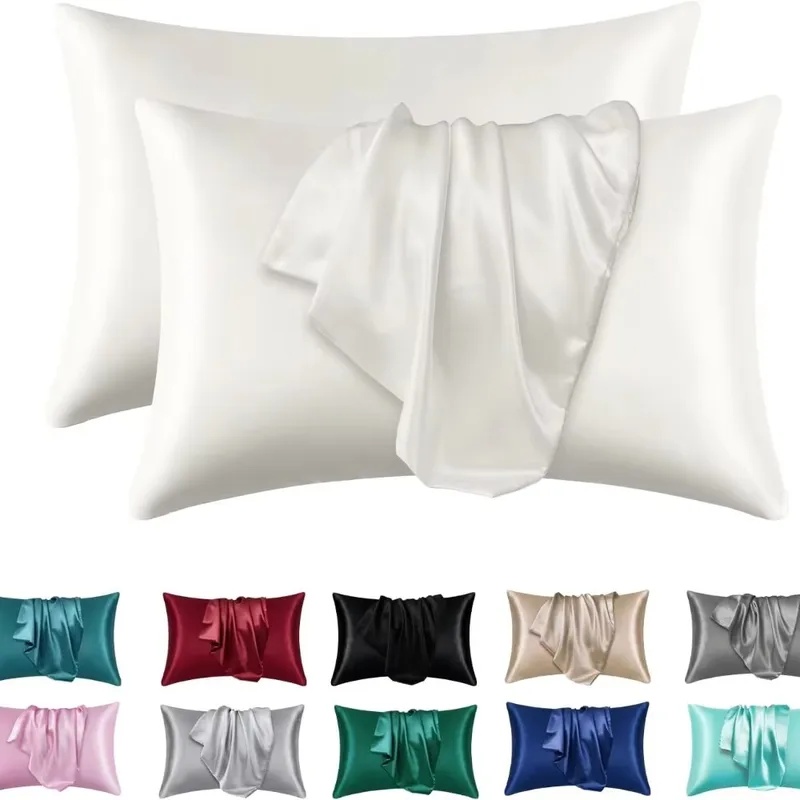 Satin Pillowcase Silk - غطاء وسادة من الساتان الحريري للشعر