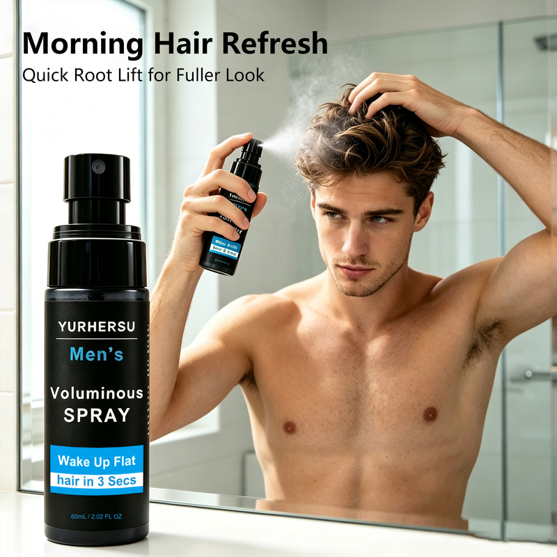Hair Care Spray - بخاخ تصفيف الشعر المنعش للرجال، لا