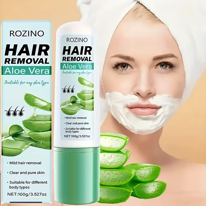 Hair Care With Aloe Vera - كريم إزالة الشعر بالألوفيرا من روزينو