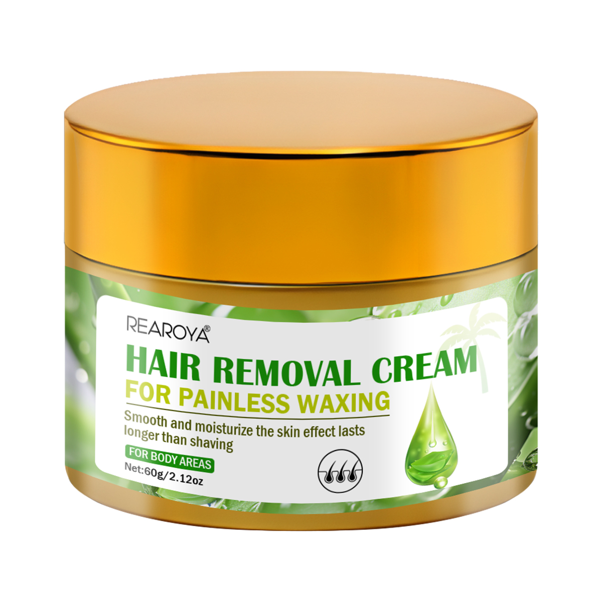 Hair Care With Aloe Vera - كريم إزالة الشعر من الصبار ،