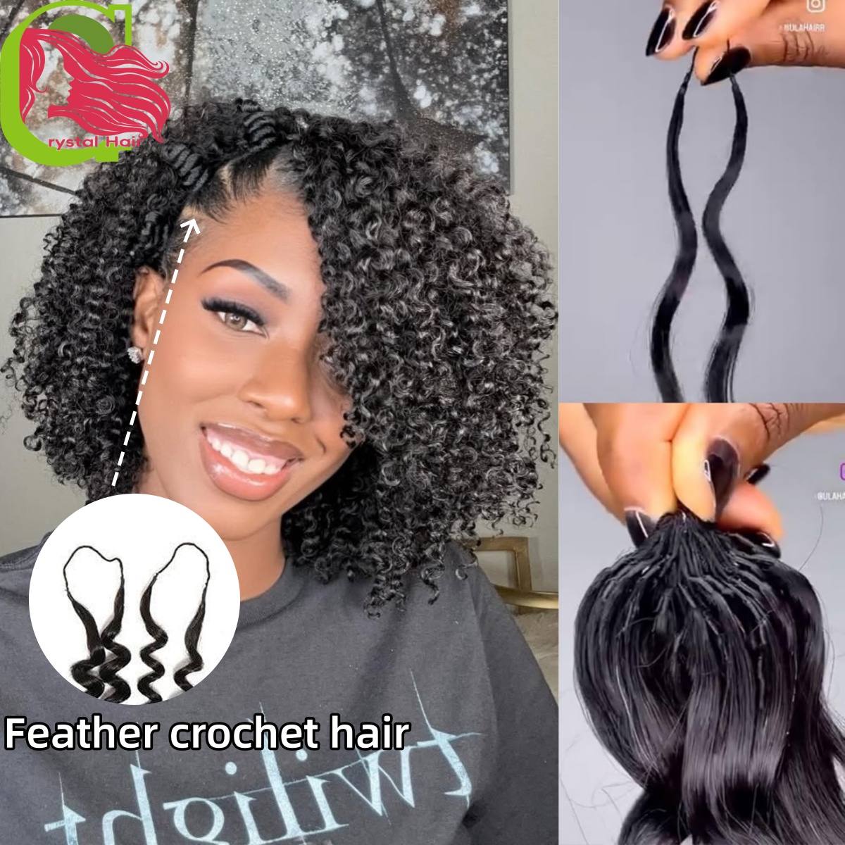 وصلات شعر برازيلي طبيعي مجعد 1 - مراجعة Hair Care Indian وسعره