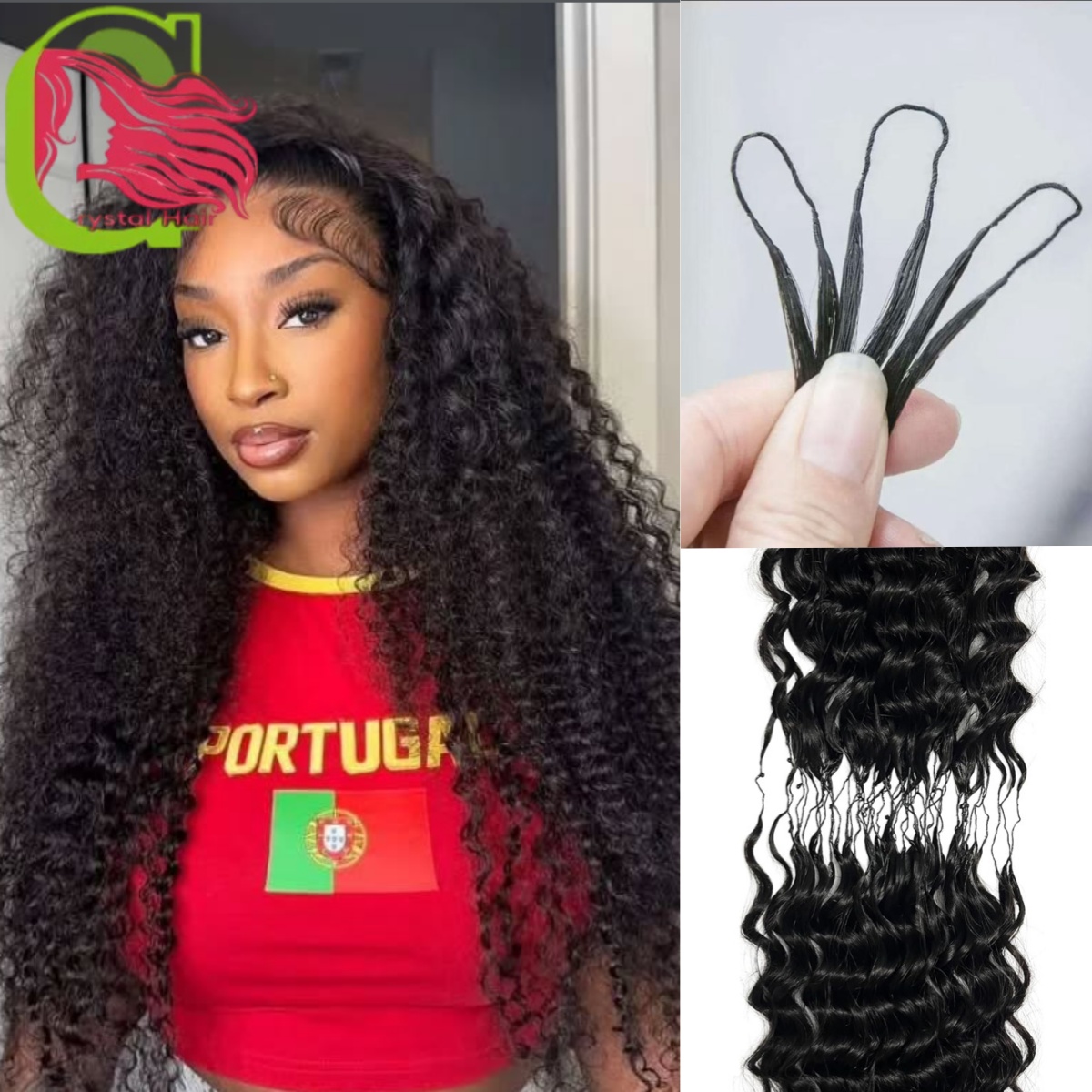 وصلات شعر برازيلي طبيعي مجعد 1 - مراجعة Hair Care Indian وسعره