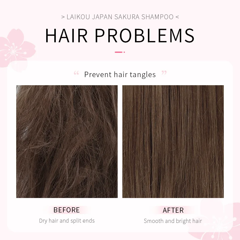 شامبو ساكورا ياباني من LAIKOU  - مراجعة Hair Care Japanese وسعره