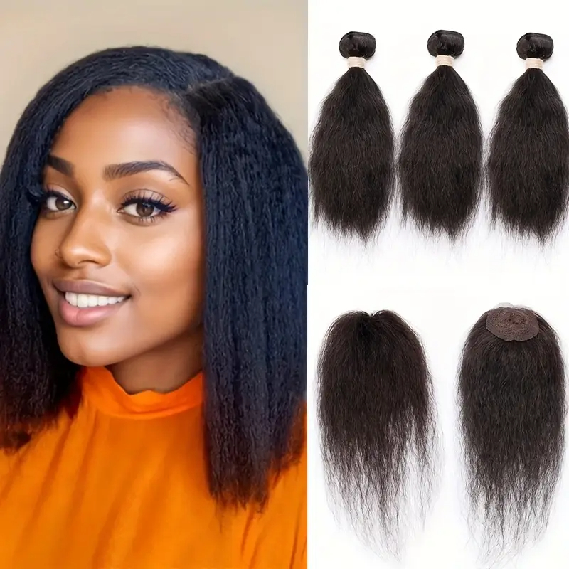 وصلات شعر كينكي ستريت مع قطعة  - مراجعة Hair Care Indian وسعره