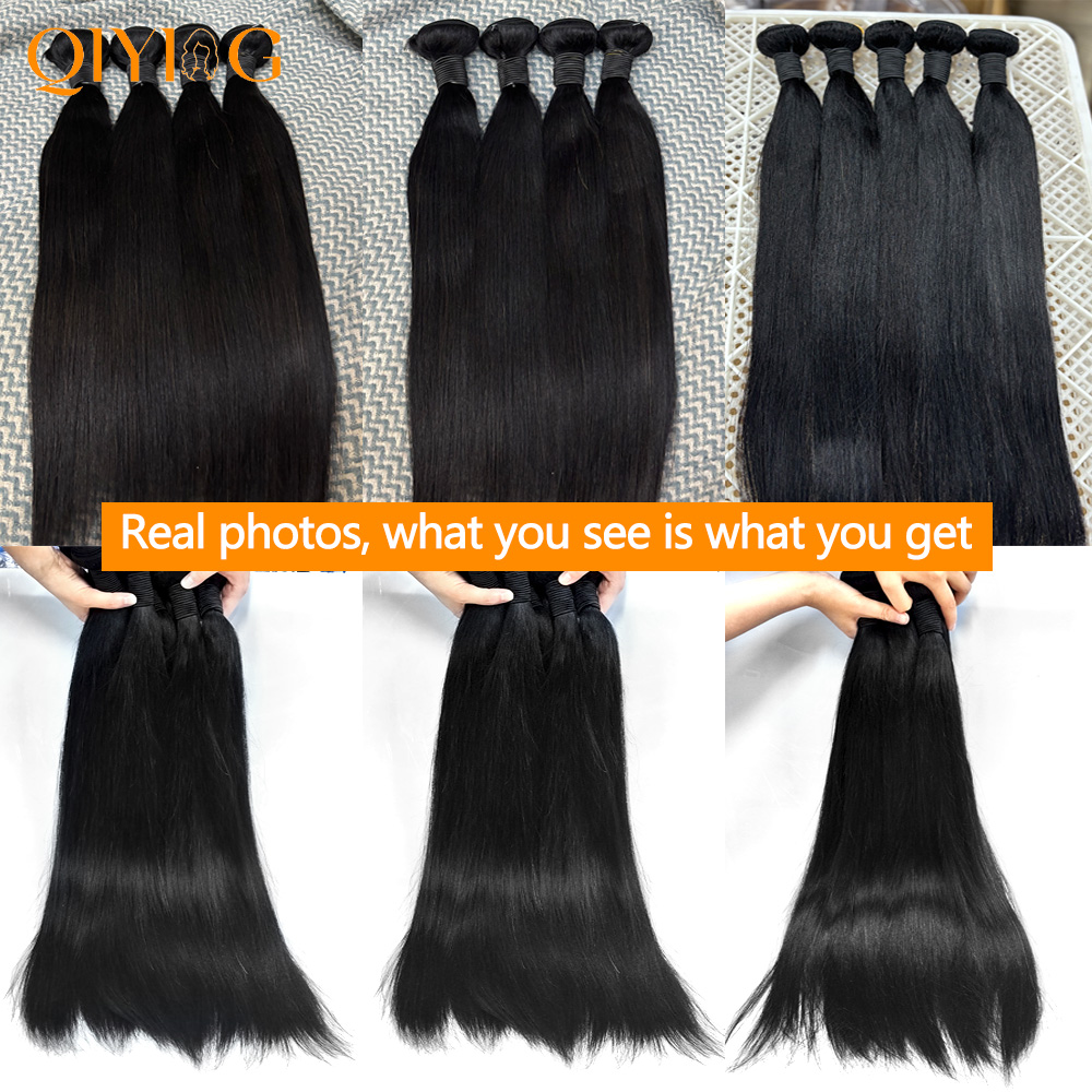 حزم شعر بشري مستقيم 38 40 42 ب - مراجعة Hair Care Indian وسعره