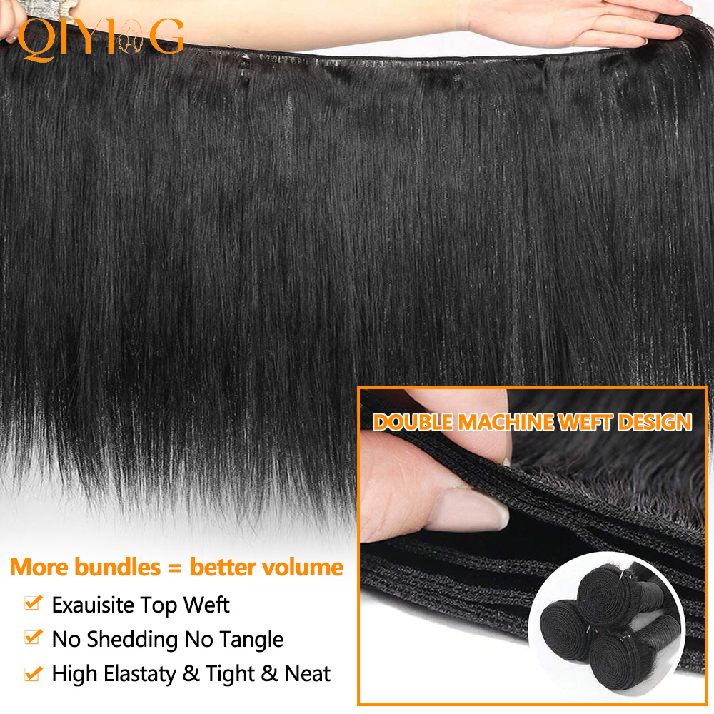 حزم شعر بشري مستقيم 38 40 42 ب - مراجعة Hair Care Indian وسعره