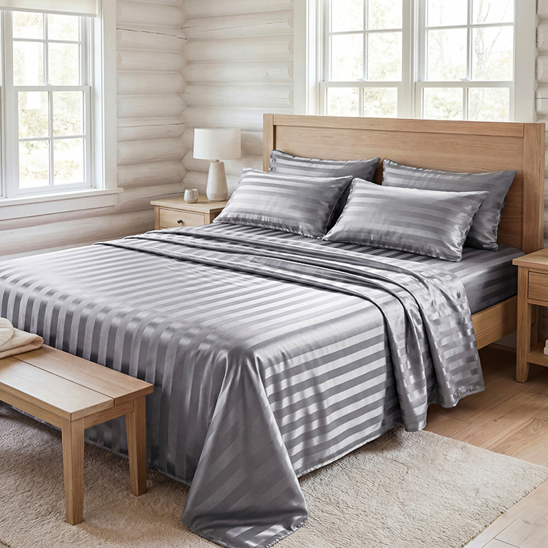 طقم ملاءات سرير ساتان مقاوم لل - مراجعة Satin Pillowcase Silk وسعره