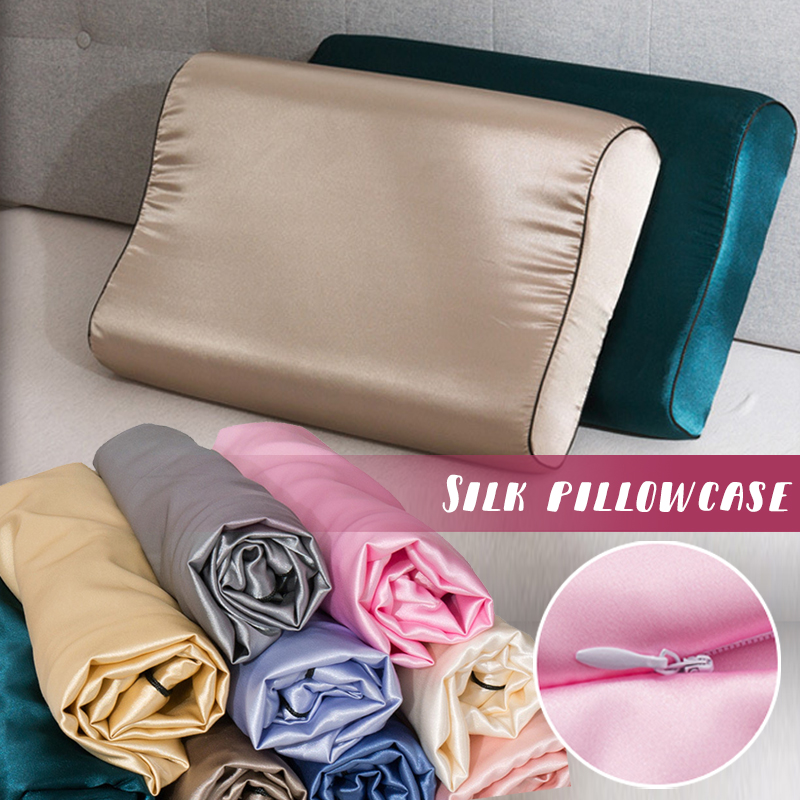غطاء وسادة من اللاتكس والساتان - مراجعة Satin Pillowcase Silk وسعره