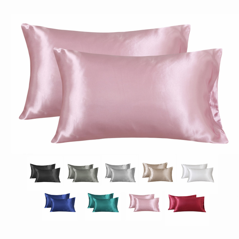 غطاء وسادة حريري ناعم، غطاء وس - مراجعة Satin Pillowcase Silk وسعره